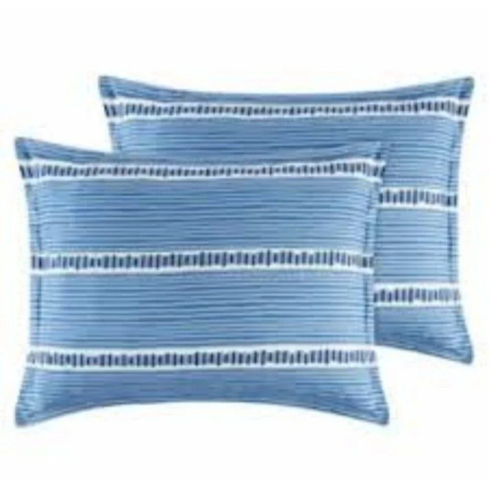 Marmalade 7-Piece Queen Reversible Comforter Set in Blue NWT